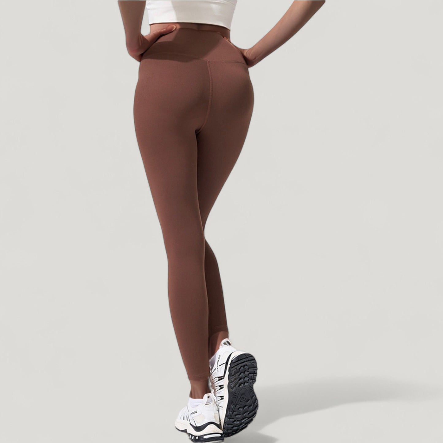 Anna-Kaci Active Women's High Waist Full Length Seamless Leggings with Contoured Fit