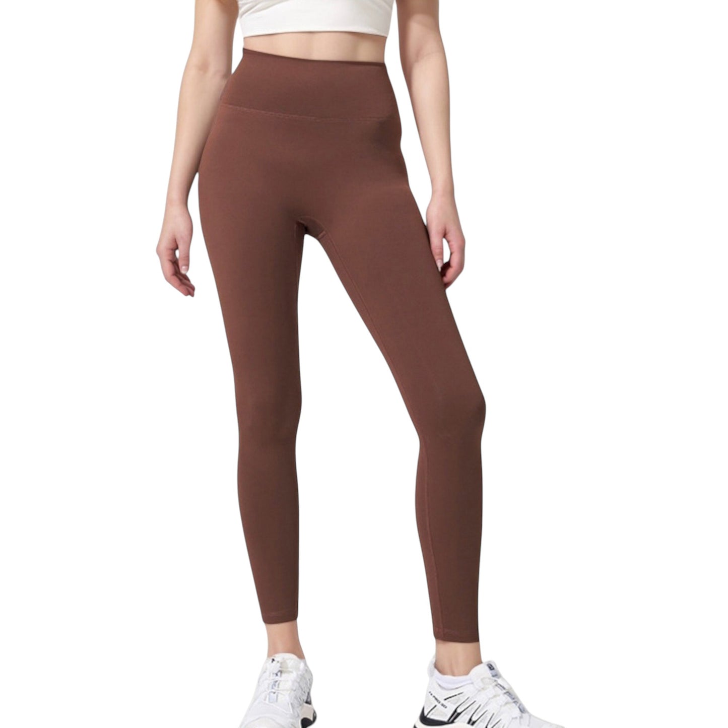 Anna-Kaci Active Women's High Waist Full Length Seamless Leggings with Contoured Fit
