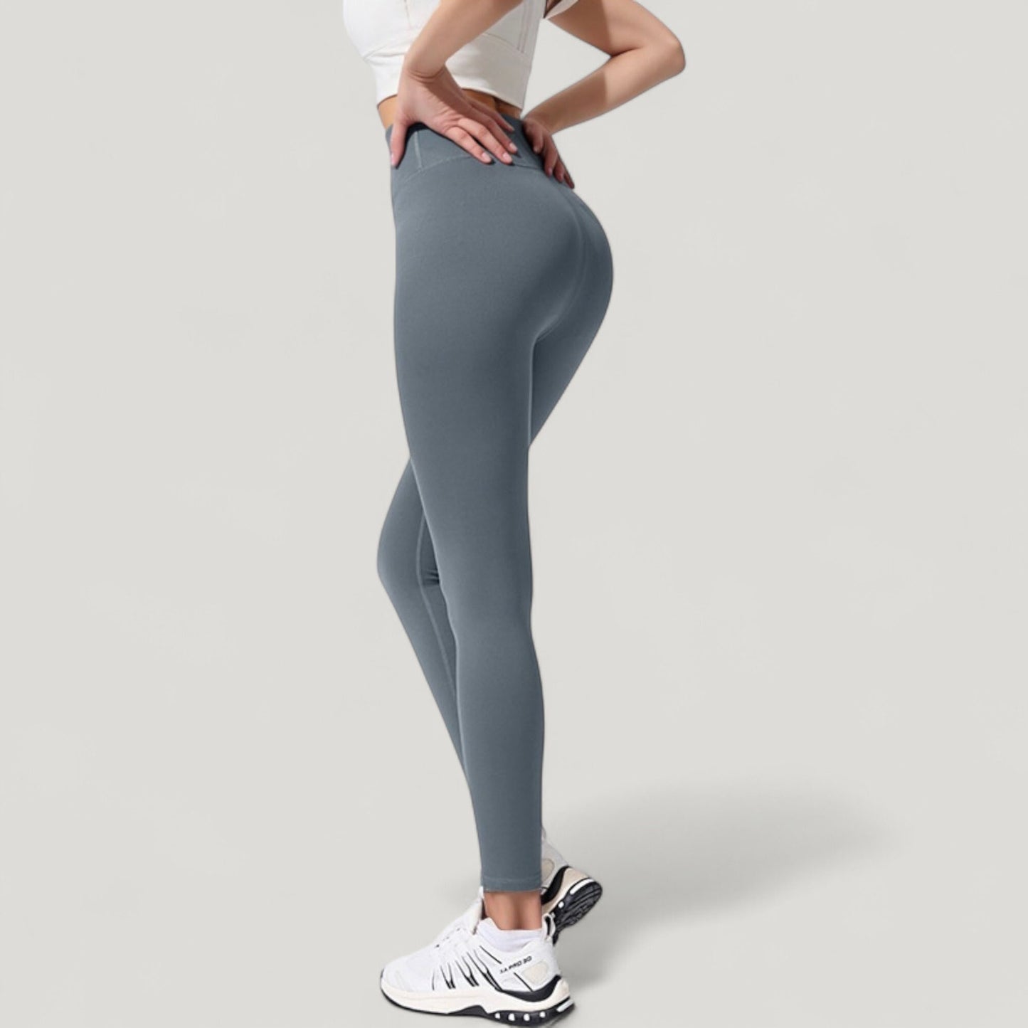 Anna-Kaci Active Women's High Waist Full Length Seamless Leggings with Contoured Fit