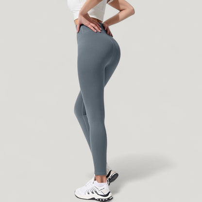 Anna-Kaci Active Women's High Waist Full Length Seamless Leggings with Contoured Fit