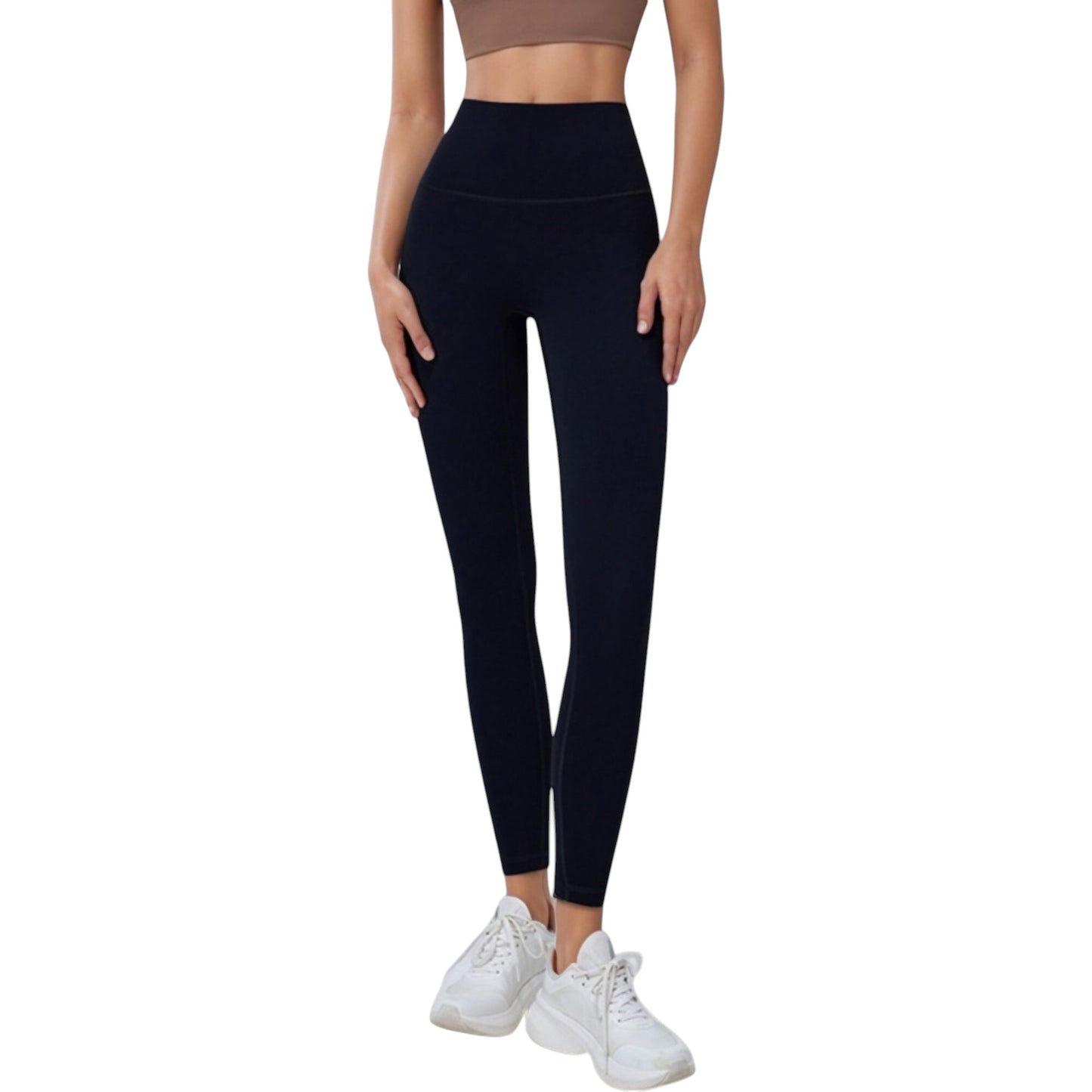Anna-Kaci Active Women's High Waist Full Length Seamless Leggings with Body Contouring Design