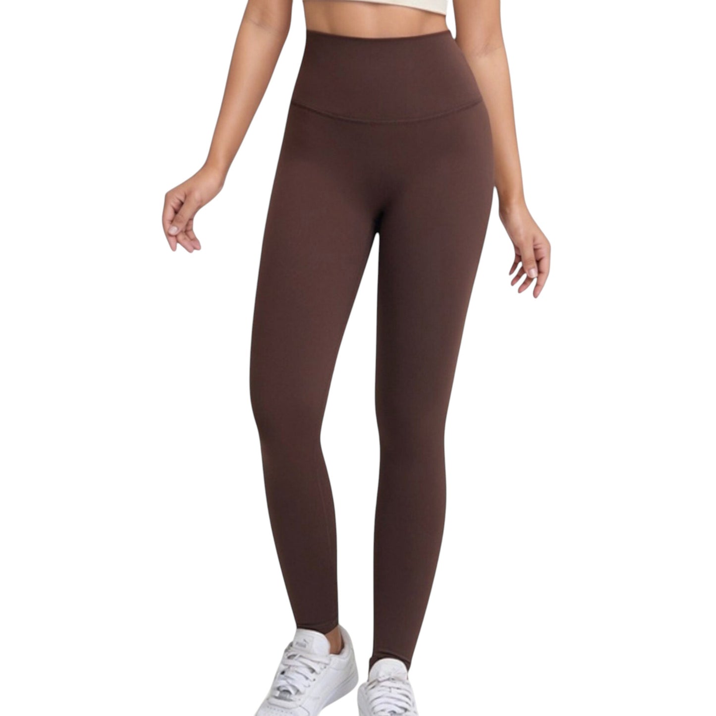 Anna-Kaci Active Women's High Waist Full Length Seamless Leggings with Body Contouring Design