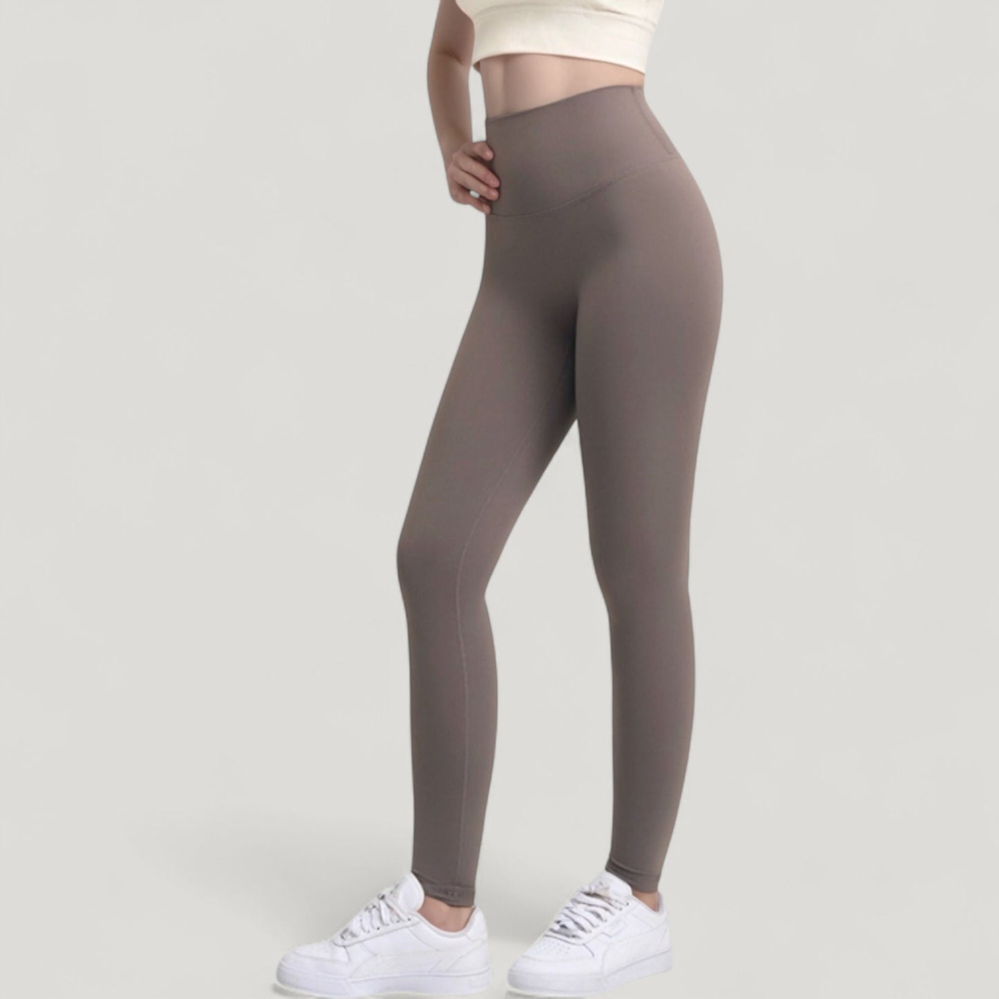 Anna-Kaci Active Women's High Waist Full Length Seamless Leggings with Body Contouring Design