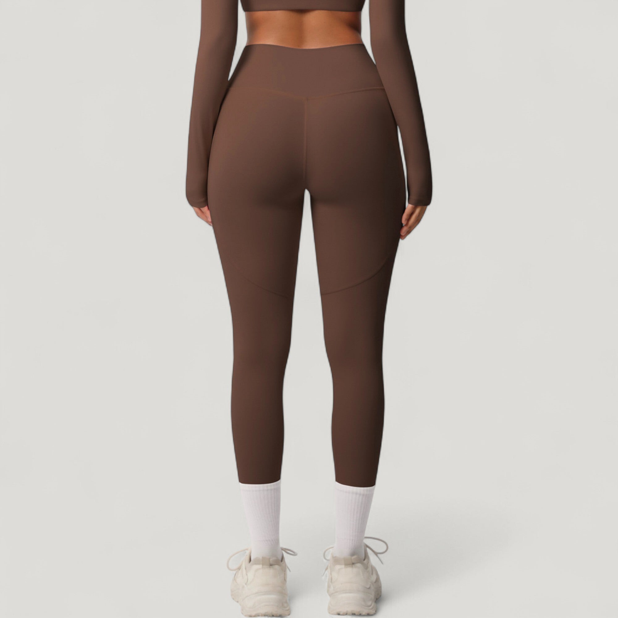 Anna-Kaci Active Women's High Waist Full Length Leggings with Side Pockets and Wide Waistband