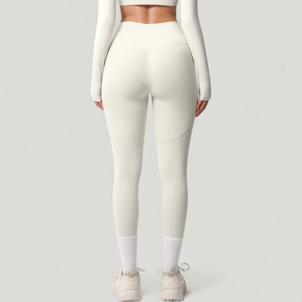 Anna-Kaci Active Women's High Waist Full Length Leggings with Side Pockets and Wide Waistband