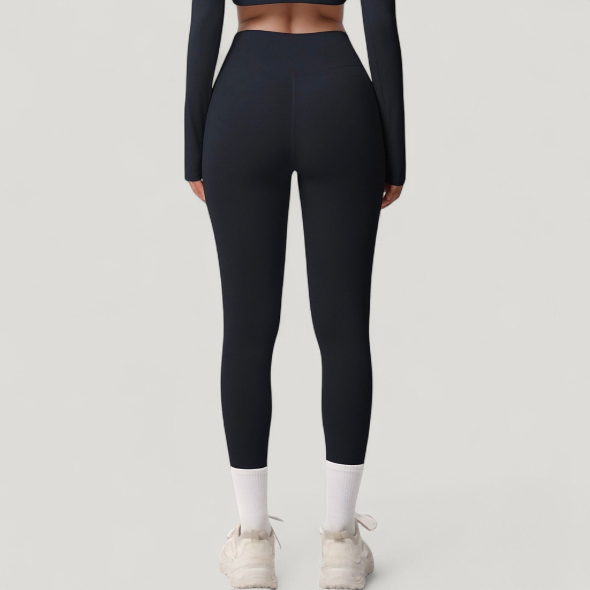 Anna-Kaci Active Women's High Waist Leggings with Side Pockets and Seamless Stretch Fabric for Active and Everyday Wear