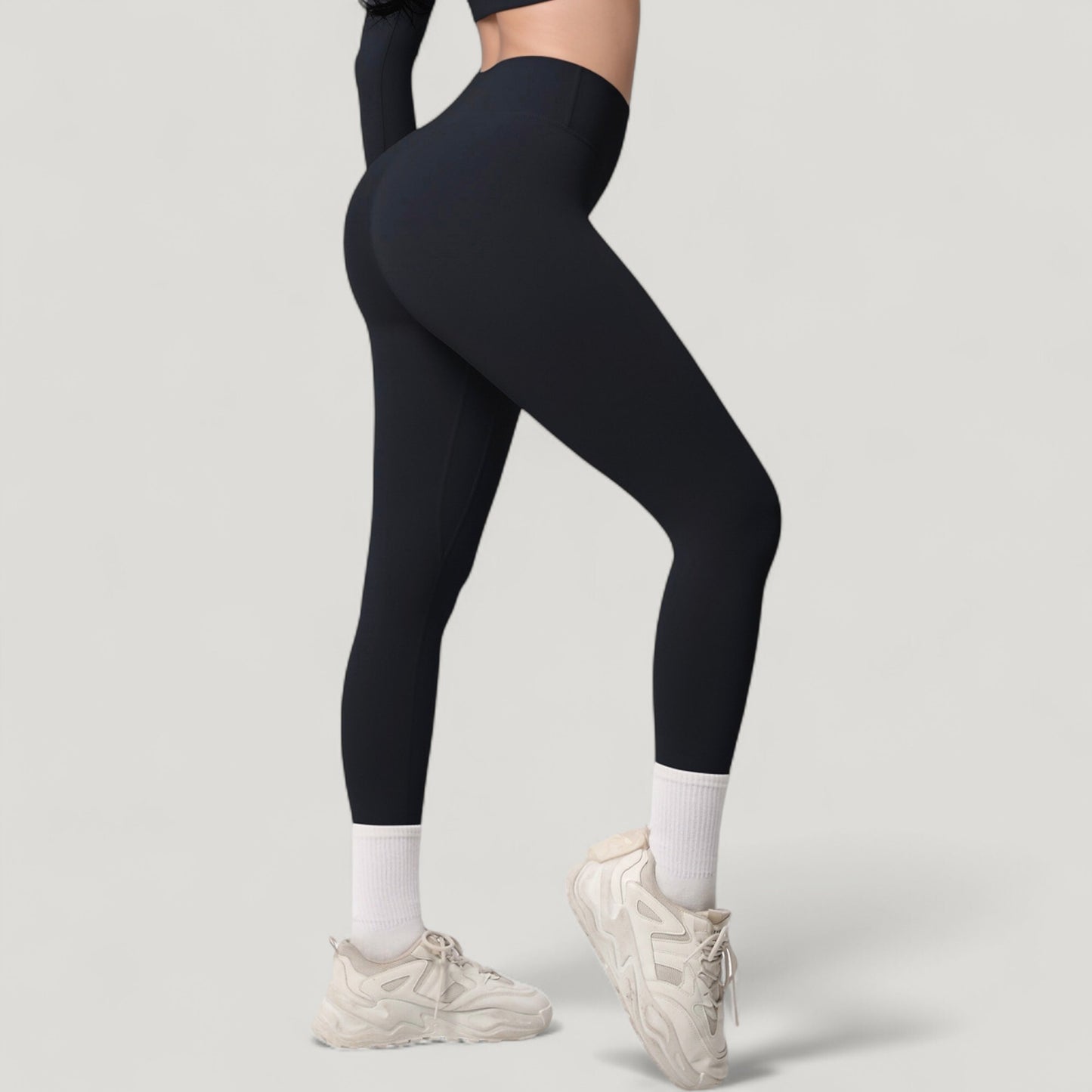 Anna-Kaci Active Women's High Waist Leggings with Side Pockets and Seamless Stretch Fabric for Active and Everyday Wear