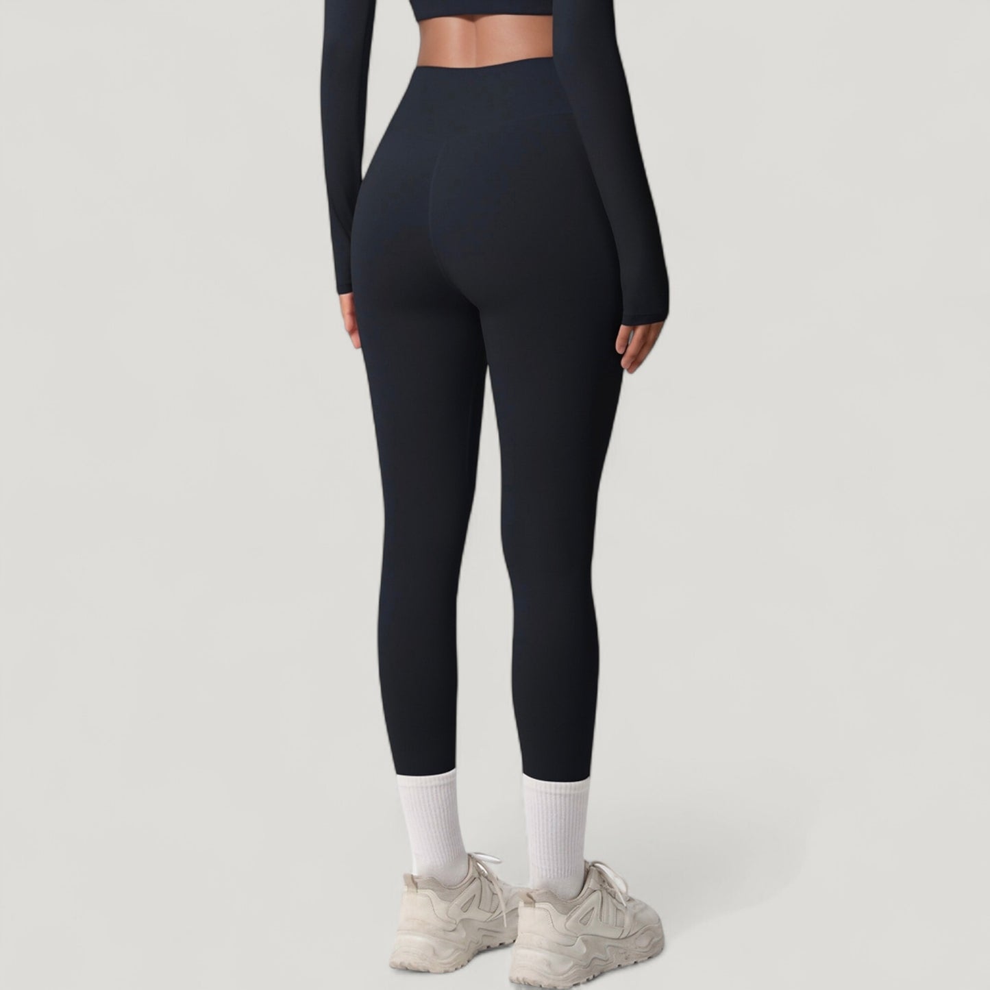 Anna-Kaci Active Women's High Waist Leggings with Side Pockets and Seamless Stretch Fabric for Active and Everyday Wear