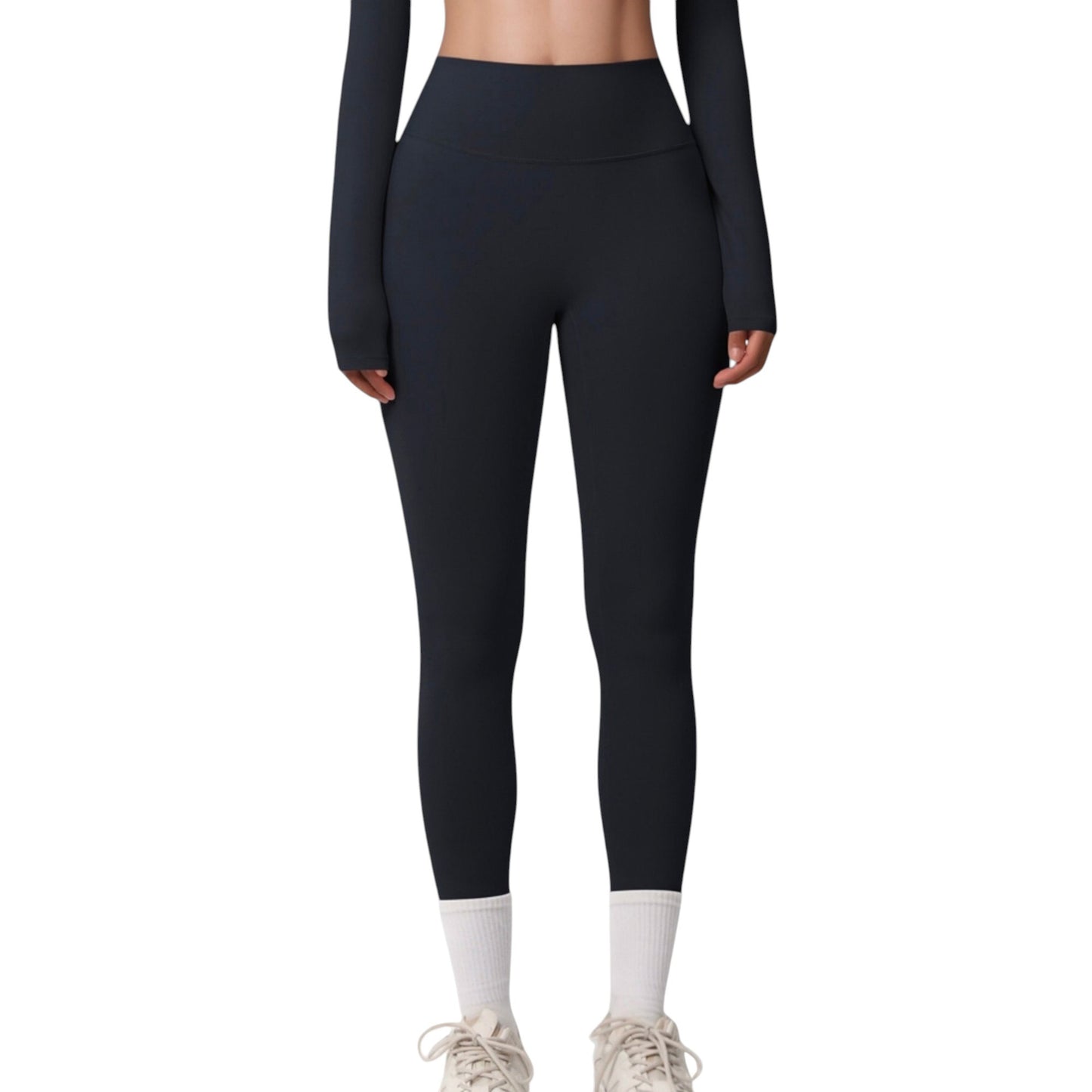 Anna-Kaci Active Women's High Waist Leggings with Side Pockets and Seamless Stretch Fabric for Active and Everyday Wear