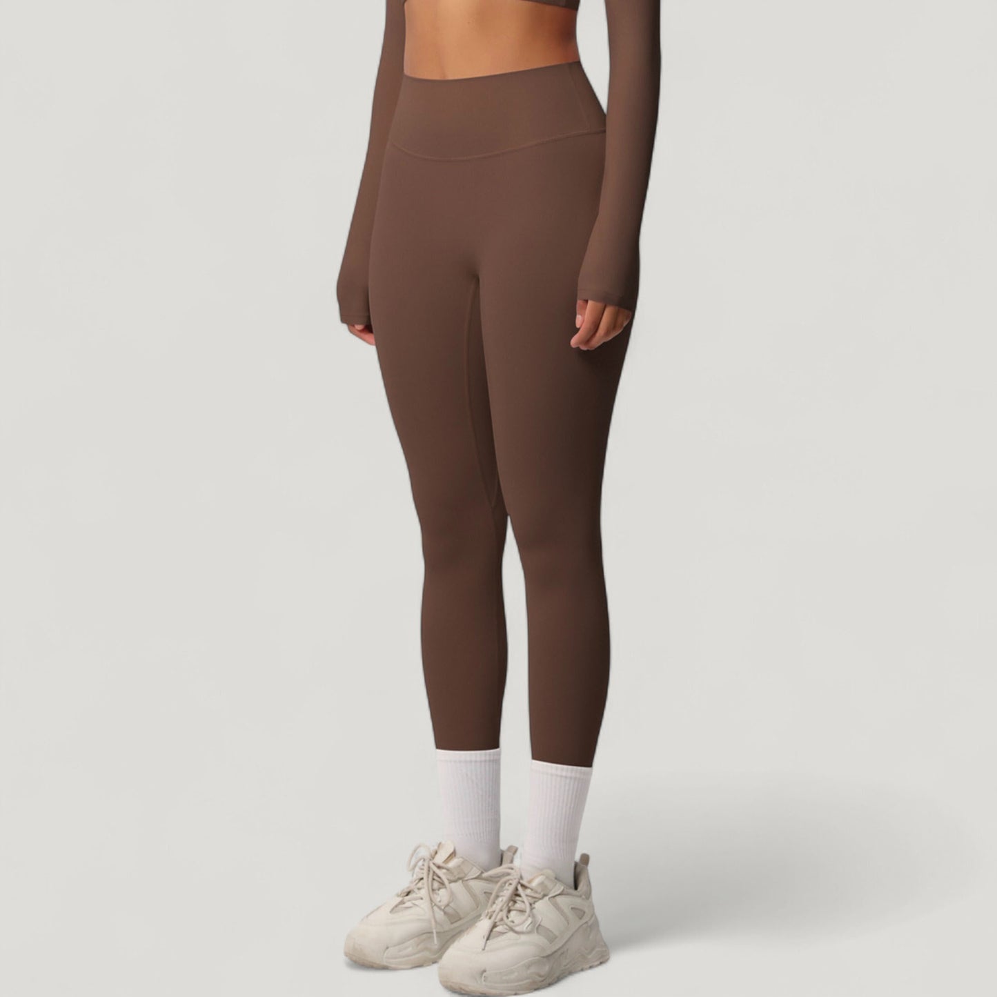Anna-Kaci Active Women's High Waist Leggings with Side Pockets and Seamless Stretch Fabric for Active and Everyday Wear