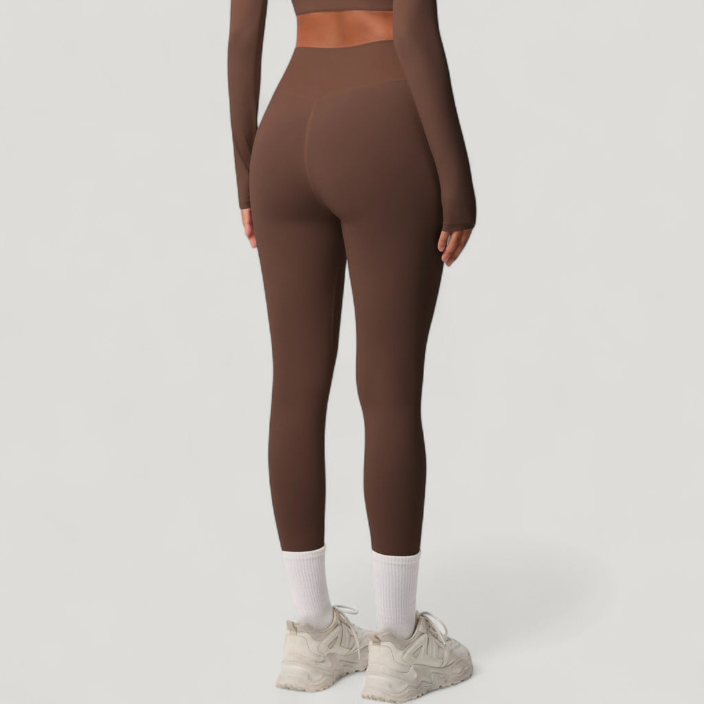 Anna-Kaci Active Women's High Waist Leggings with Side Pockets and Seamless Stretch Fabric for Active and Everyday Wear
