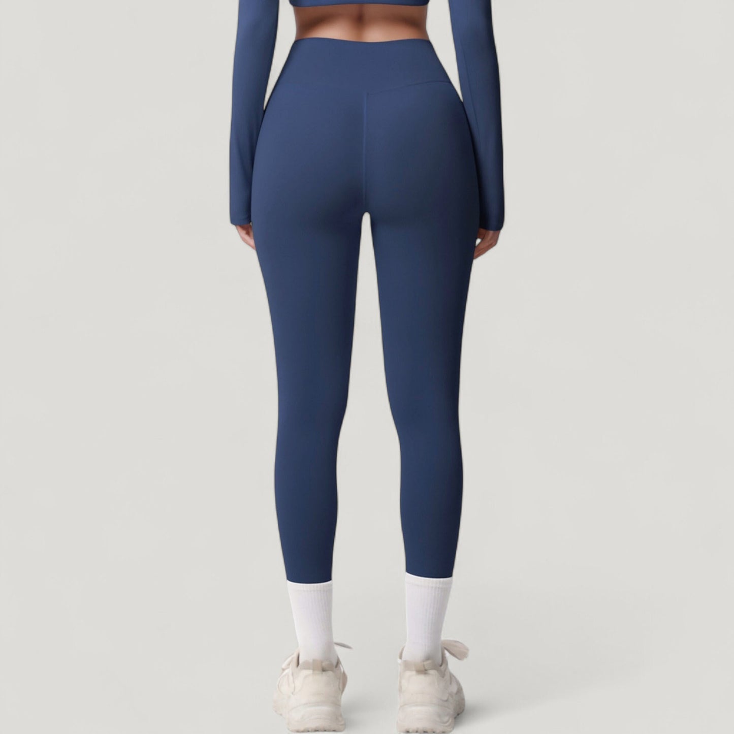 Anna-Kaci Active Women's High Waist Leggings with Side Pockets and Seamless Stretch Fabric for Active and Everyday Wear