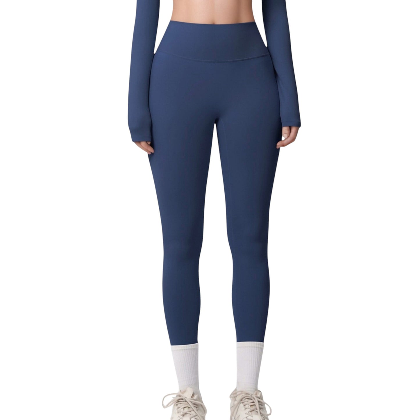 Anna-Kaci Active Women's High Waist Leggings with Side Pockets and Seamless Stretch Fabric for Active and Everyday Wear
