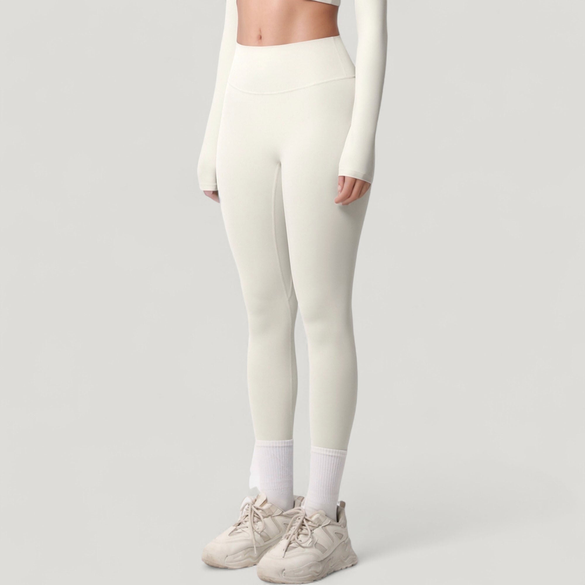 Anna-Kaci Active Women's High Waist Leggings with Side Pockets and Seamless Stretch Fabric for Active and Everyday Wear