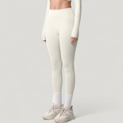 Anna-Kaci Active Women's High Waist Leggings with Side Pockets and Seamless Stretch Fabric for Active and Everyday Wear