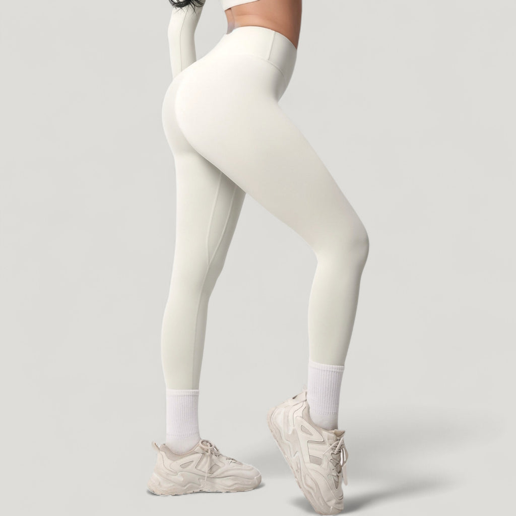 Anna-Kaci Active Women's High Waist Leggings with Side Pockets and Seamless Stretch Fabric for Active and Everyday Wear