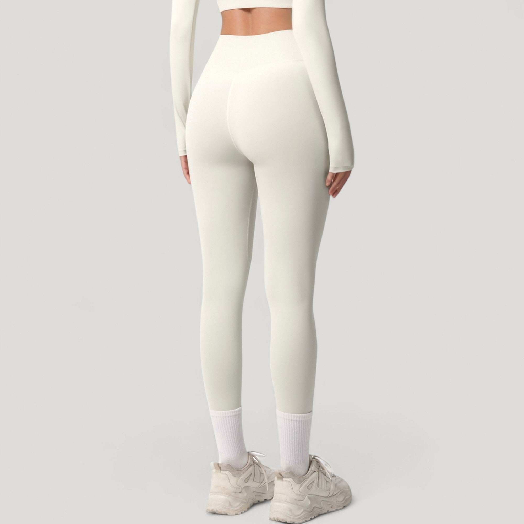 Anna-Kaci Active Women's High Waist Leggings with Side Pockets and Seamless Stretch Fabric for Active and Everyday Wear