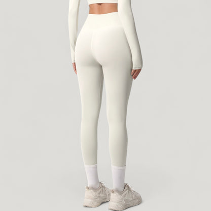 Anna-Kaci Active Women's High Waist Leggings with Side Pockets and Seamless Stretch Fabric for Active and Everyday Wear
