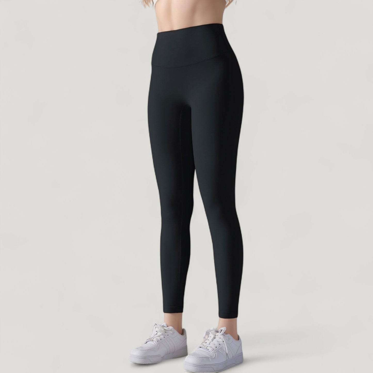 Anna-Kaci Active Women's High Waist Seamless Full Length Leggings with Wide Waistband