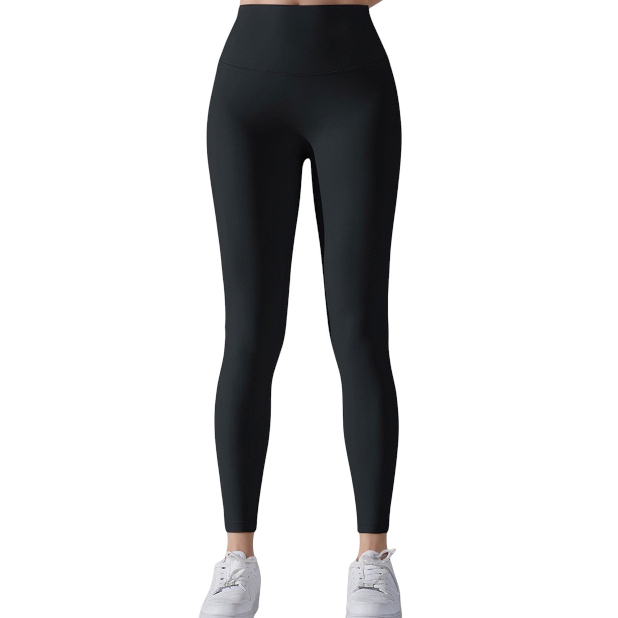 Anna-Kaci Active Women's High Waist Seamless Full Length Leggings with Wide Waistband