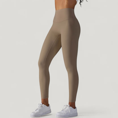 Anna-Kaci Active Women's High Waist Seamless Full Length Leggings with Wide Waistband