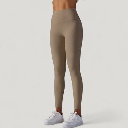 Anna-Kaci Active Women's High Waist Seamless Full Length Leggings with Wide Waistband