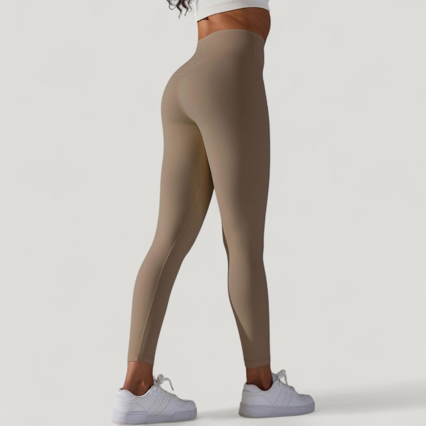 Anna-Kaci Active Women's High Waist Seamless Full Length Leggings with Wide Waistband
