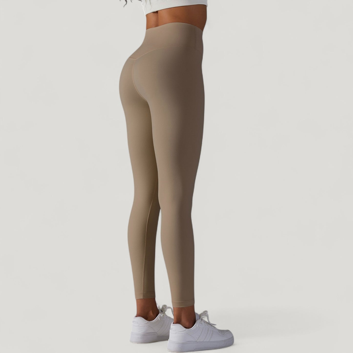 Anna-Kaci Active Women's High Waist Seamless Full Length Leggings with Wide Waistband