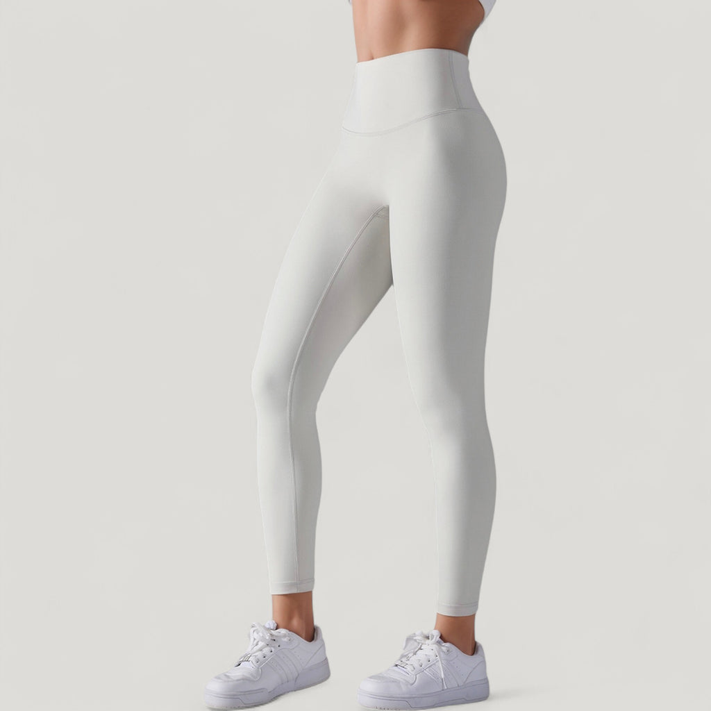 Anna-Kaci Active Women's High Waist Seamless Full Length Leggings with Wide Waistband