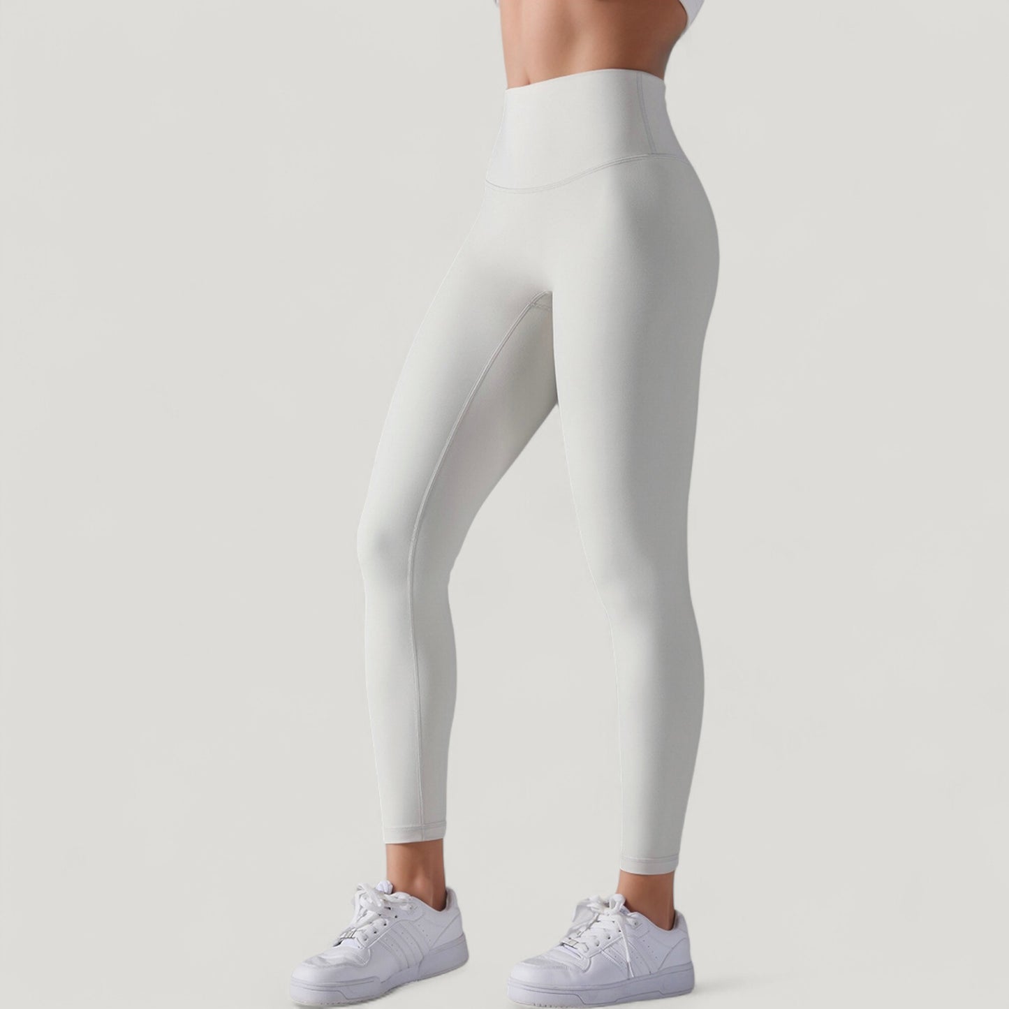 Anna-Kaci Active Women's High Waist Seamless Full Length Leggings with Wide Waistband