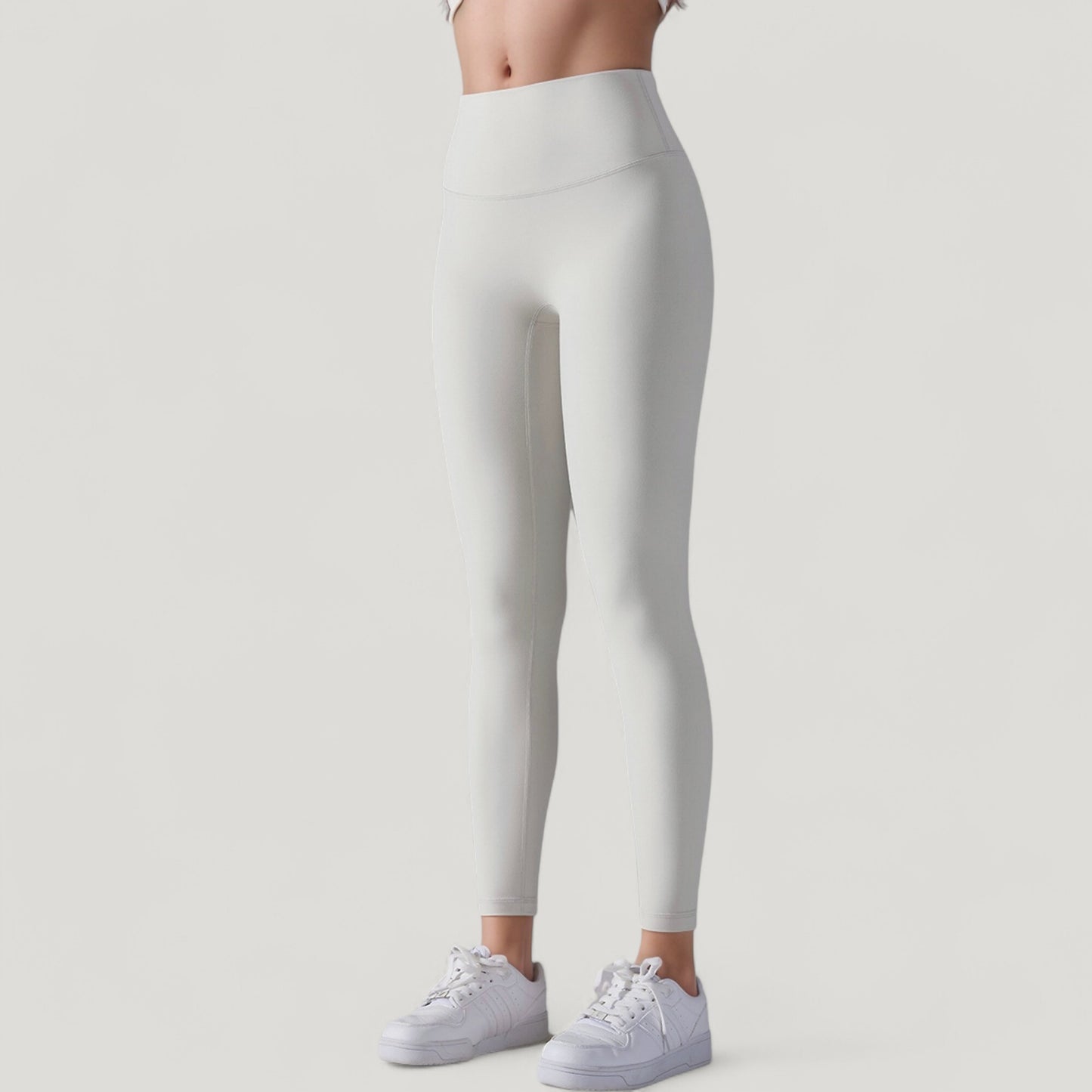 Anna-Kaci Active Women's High Waist Seamless Full Length Leggings with Wide Waistband