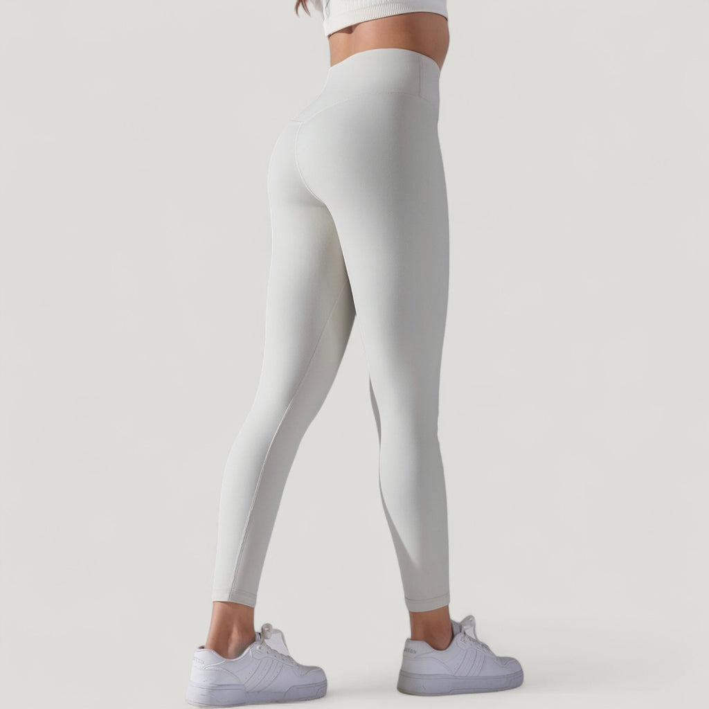 Anna-Kaci Active Women's High Waist Seamless Full Length Leggings with Wide Waistband