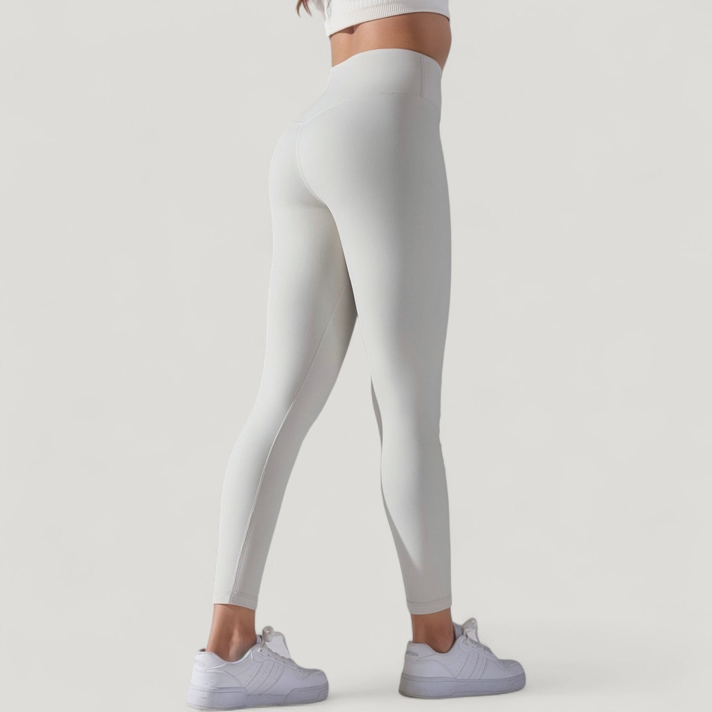 Anna-Kaci Active Women's High Waist Seamless Full Length Leggings with Wide Waistband