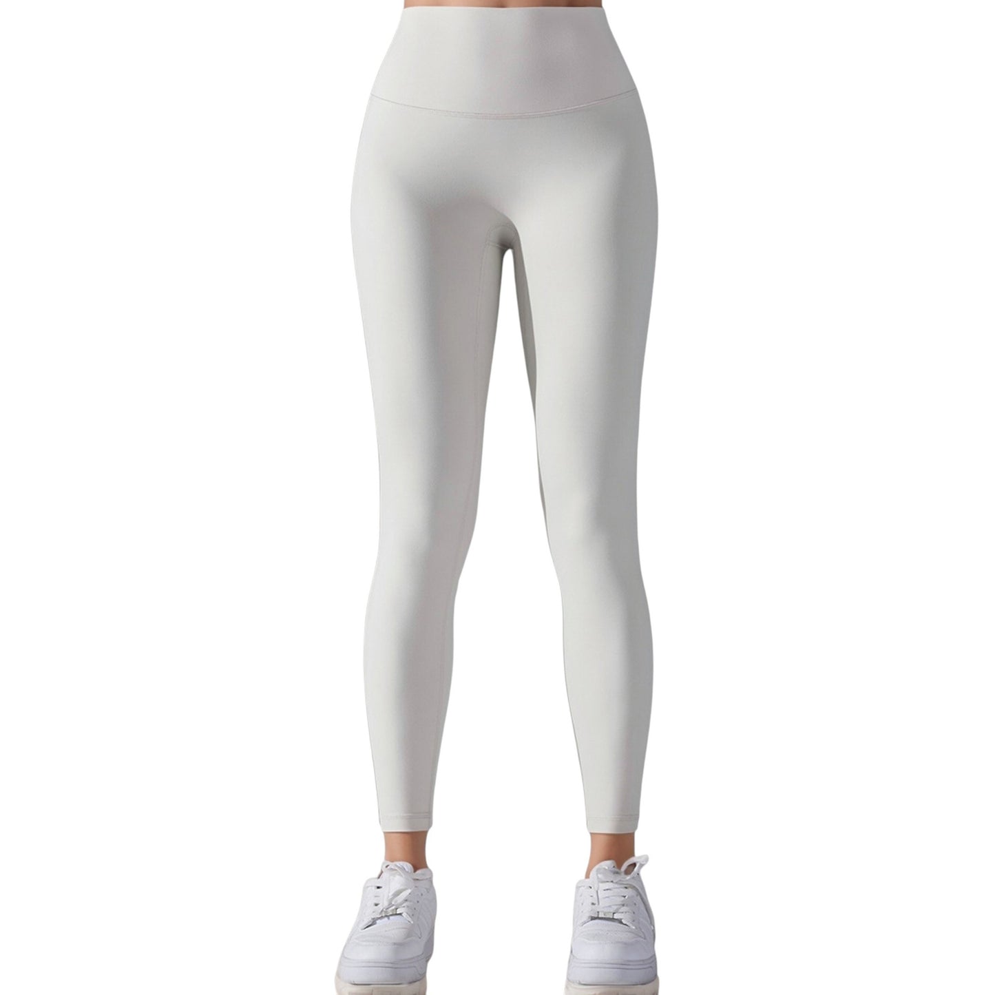Anna-Kaci Active Women's High Waist Seamless Full Length Leggings with Wide Waistband