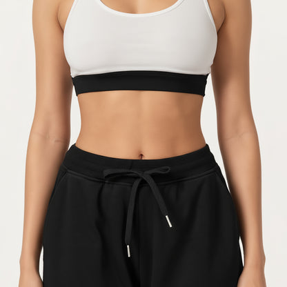 Anna-Kaci Active Women's Wide Leg High Waist Drawstring Pants with Relaxed Fit and Soft Stretch Fabric