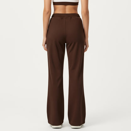 Anna-Kaci Active Women's Wide Leg High Waist Drawstring Pants with Relaxed Fit and Soft Stretch Fabric