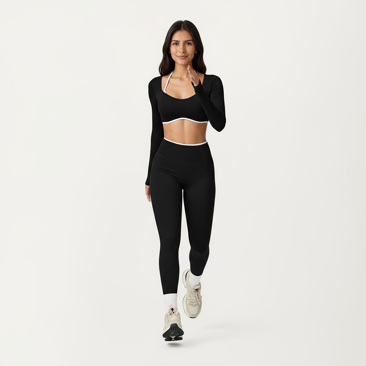 Anna-Kaci Active Women's High Waist Seamless Athletic Leggings with Stretch Fit and Contoured Design
