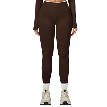 Anna-Kaci Active Women's High Waist Seamless Athletic Leggings with Stretch Fit and Contoured Design