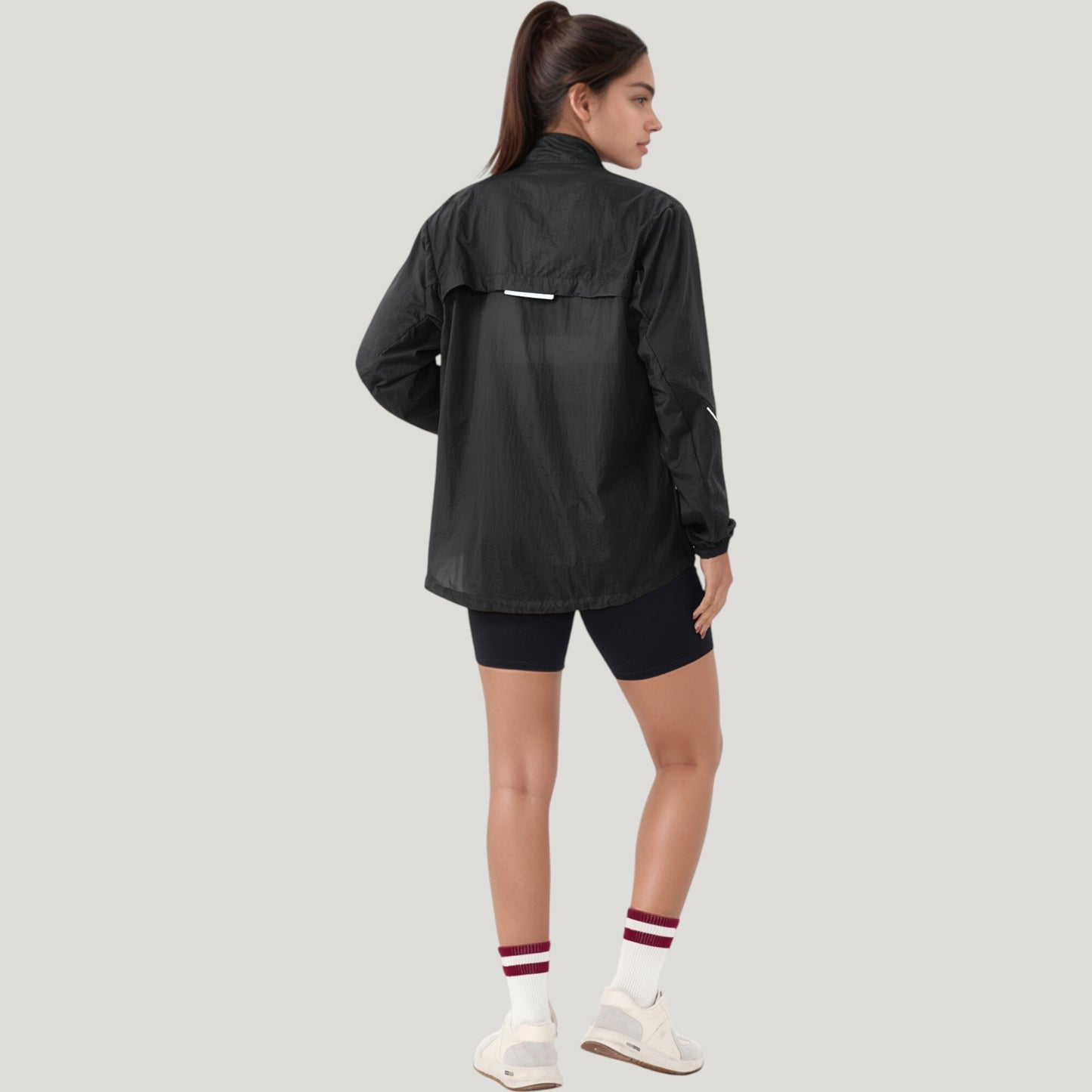 Anna-Kaci Active Women's Lightweight Full Zip Sun Protection Jacket with Long Sleeves and High Neck