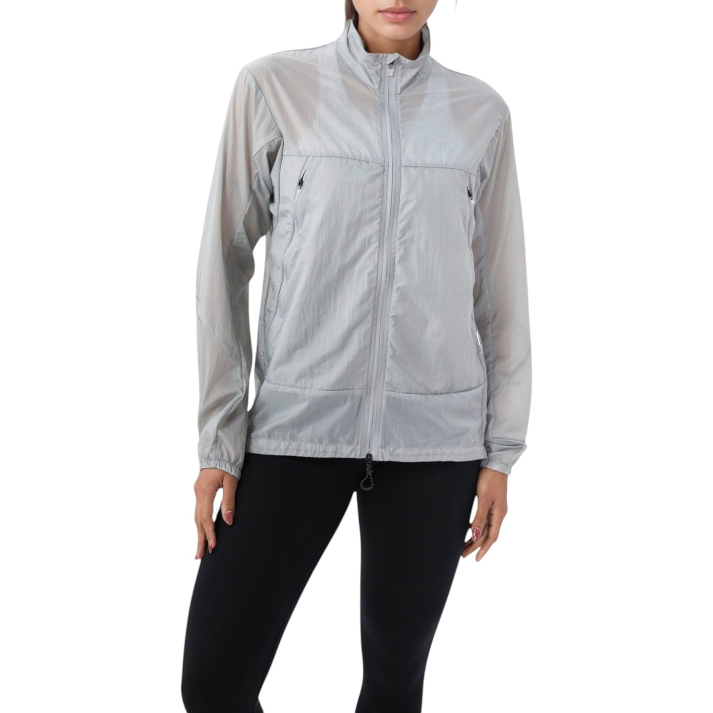 Anna-Kaci Active Women's Lightweight Full Zip Sun Protection Jacket with Long Sleeves and High Neck