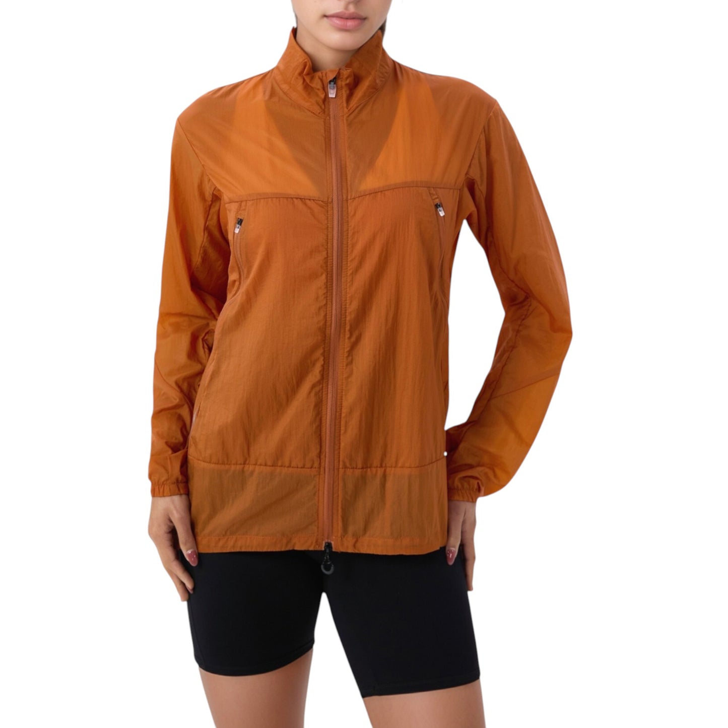 Anna-Kaci Active Women's Lightweight Full Zip Sun Protection Jacket with Long Sleeves and High Neck