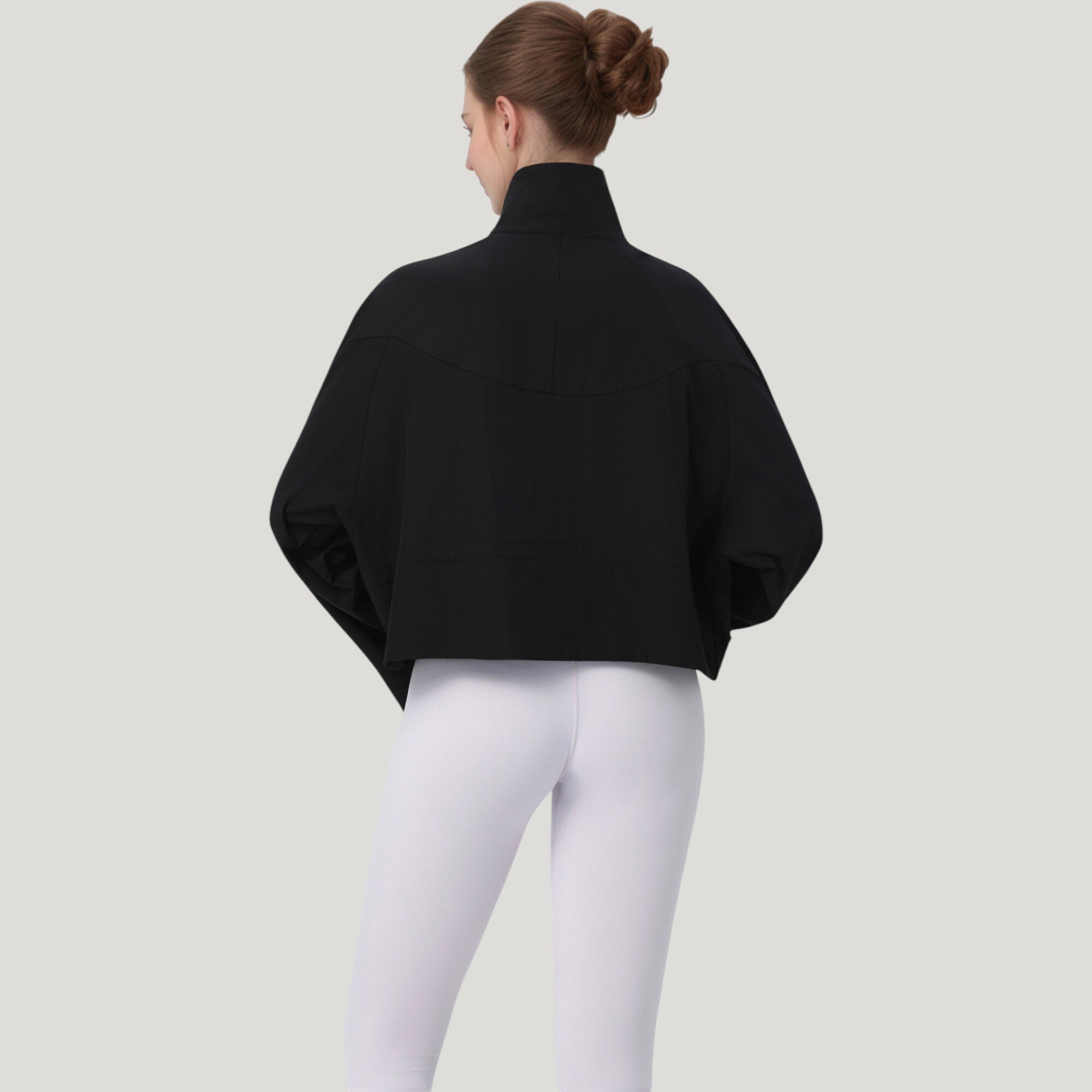 Anna-Kaci Active Women's Zip Up Lightweight Active Jacket with Stand Collar and Relaxed Fit