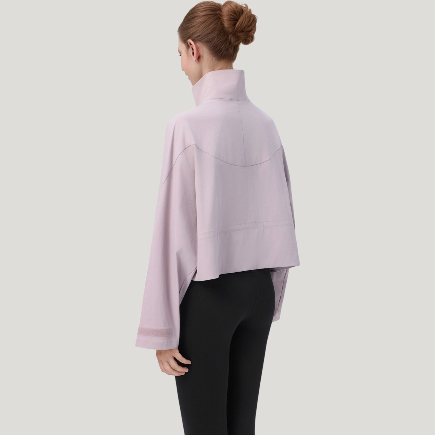 Anna-Kaci Active Women's Zip Up Lightweight Active Jacket with Stand Collar and Relaxed Fit