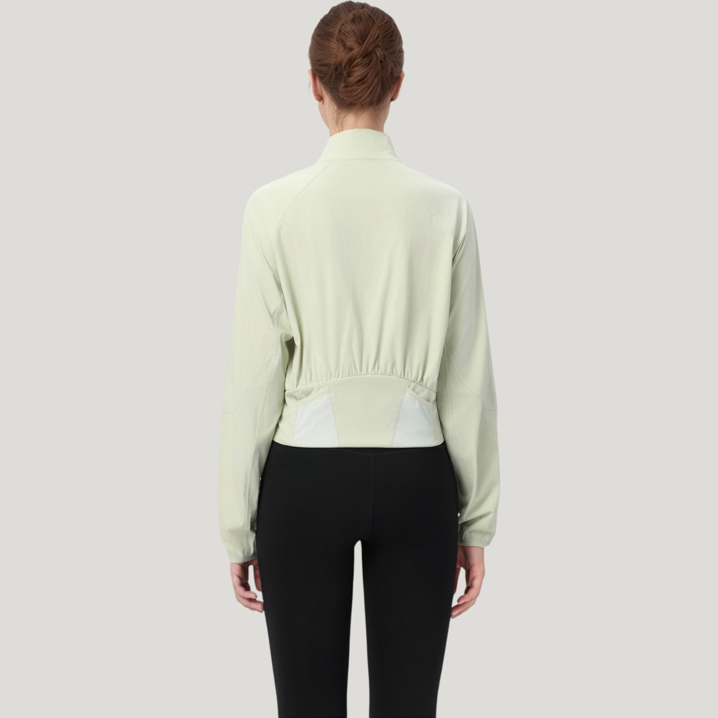 Anna-Kaci Active Women's Lightweight Zip Up Active Jacket with Stand Collar and Slim Fit