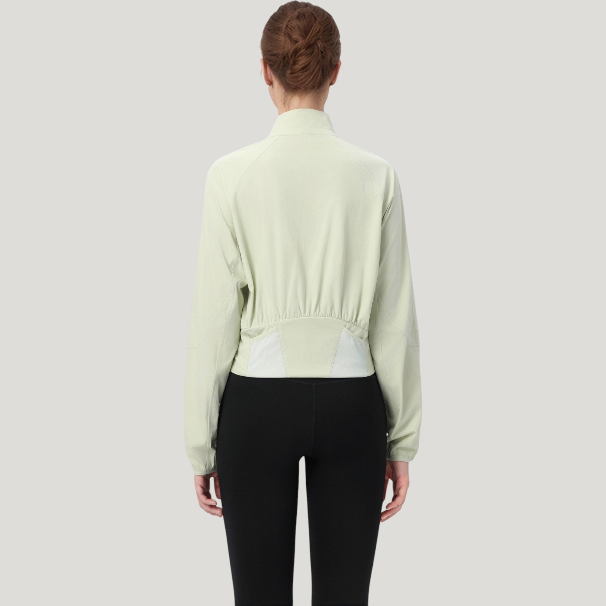 Anna-Kaci Active Women's Lightweight Zip Up Active Jacket with Stand Collar and Slim Fit