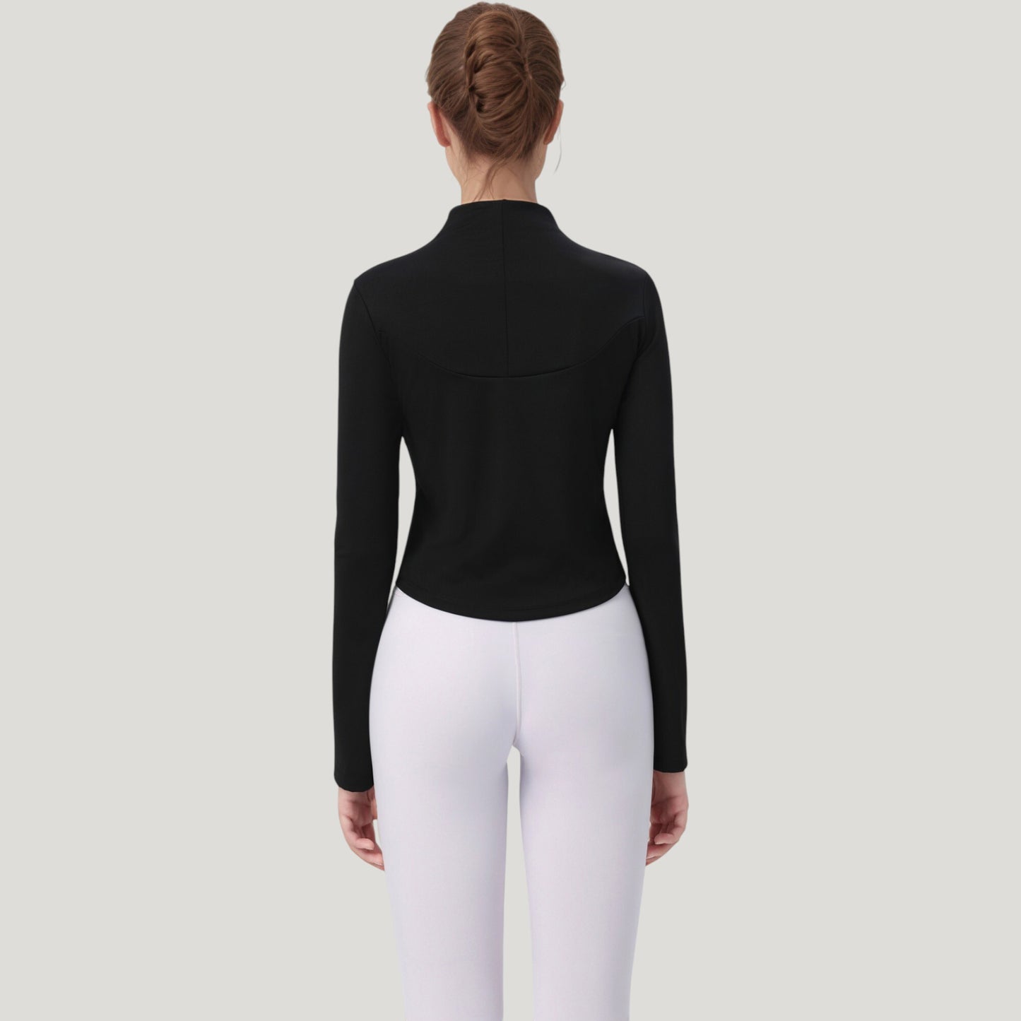 Anna-Kaci Active Women's Long Sleeve Active Top with Half Zip Front and Slim Fit Design