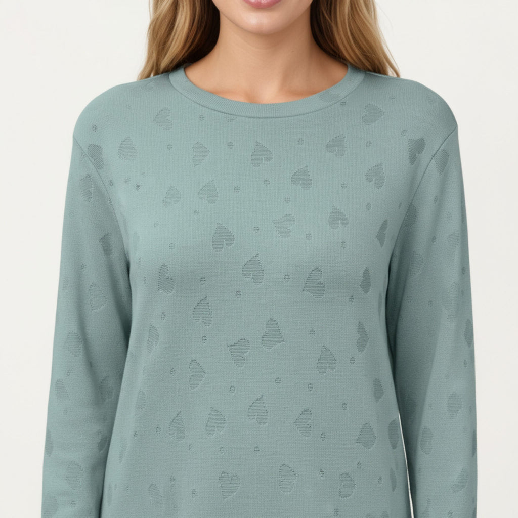 Anna-Kaci Women's Long Sleeve Oversized Pullover Top with High-Low Hem and Relaxed Fit