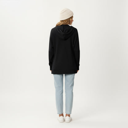 Anna-Kaci Women's Long Sleeve Pullover Hoodie with Kangaroo Pocket and Drawstring Detail