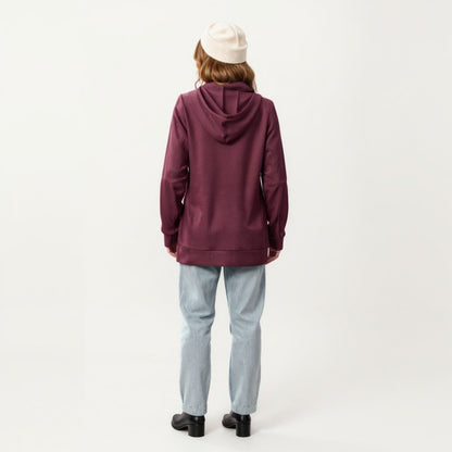 Anna-Kaci Women's Long Sleeve Pullover Hoodie with Kangaroo Pocket and Drawstring Detail