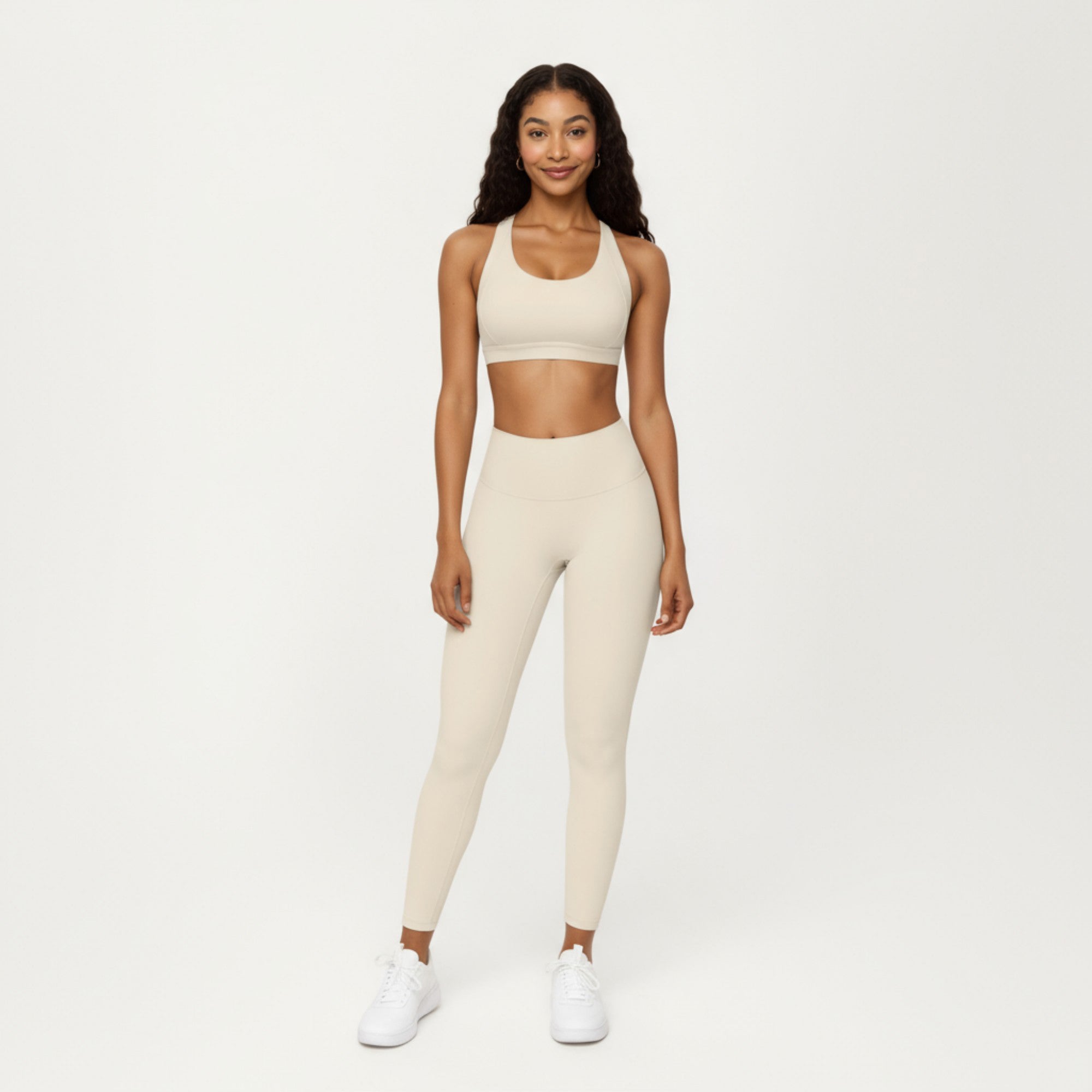 Anna-Kaci Active Women's Scoop Neck Racerback Sports Bra with Smooth Stretch Fabric and Supportive Fit